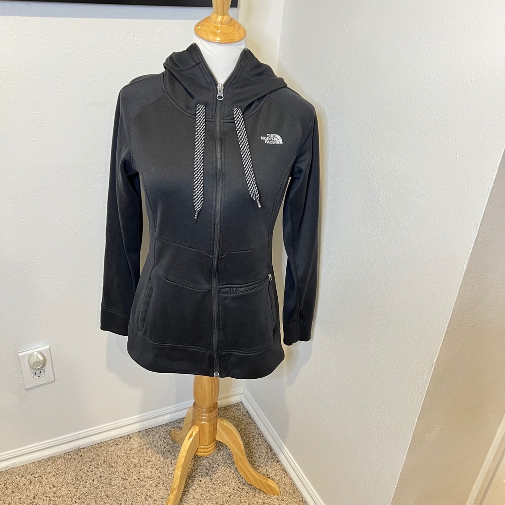 The‎ North Face Womens Black Full Zip Hoodie Jacket Size S/P